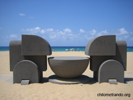 Piscinas Scultura in Spiaggia